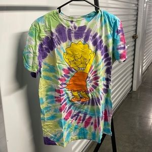 Tie die tshirt the Simpson a medium